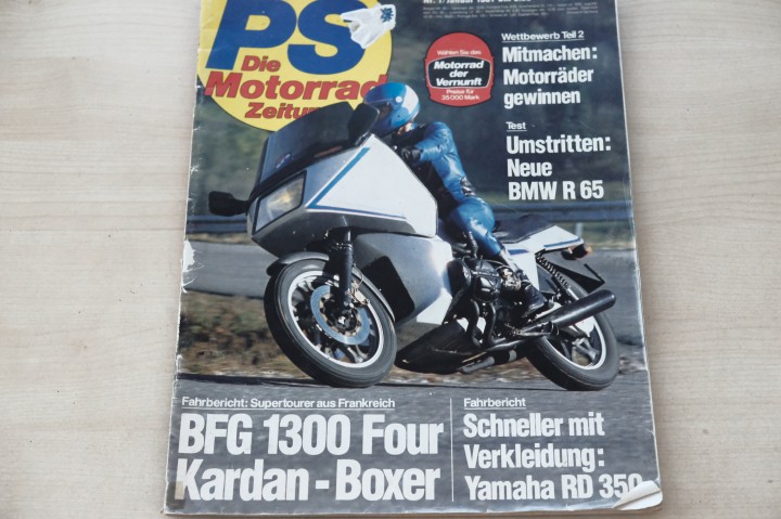 Deckblatt PS Sport Motorrad (01/1981)